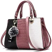 OEM Elegante Damen Handtasche Rosa für Shoppen, Büro und Reisen