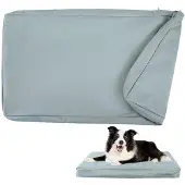 OEM Wassbare, abnehmbare Hundebett-Hülle, grau, L, 102x69x10cm