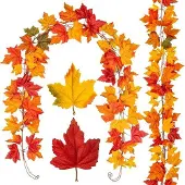 OEM Kunstgarland Herbstdekoration 6Ft Esdoorn Wijnranken