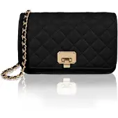 OEM Kleine Damen-Crossbody-Tasche aus Kunstleder mit Kette und Schnalle