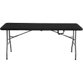 Markenlos Klapptisch 180 x 74 x 74 cm - schwarz