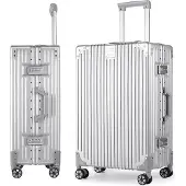 OEM Kleiner Aluminiumkoffer 55cm 35L 4 Räder TSA-Schloss