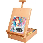 Markenlos Malerkoffer Tragbar - Beukenholz, 66 cm
