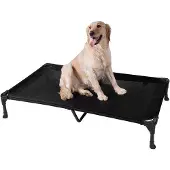 OEM Kühlendes erhöhtes Hundebett XL Schwarz