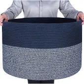 OEM Große dekorative Aufbewahrungsbox Marineblauw