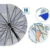 OEM Strand-Schirm 180-240cm Aluminium UPF 50+ Blauw