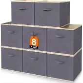 OEM Klappbare graue Aufbewahrungsboxen Mittelgröße 265x265x28cm