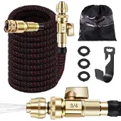 OEM Flexibles 50FT Gartenschlauch-Set mit Hochdrucksprüher, Haken, Adapter und Dichtungen