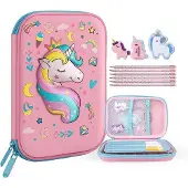 OEM Wasserdichtes Einhorn Etui für Mädchen, 3D, Schule