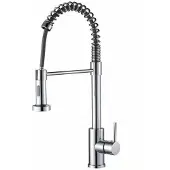 OEM Einhand-Küchenmischarmatur 44cm Edelstahl