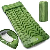 OEM Wasserdichtes Camping-Luftbett mit Kissen und Fußpumpe