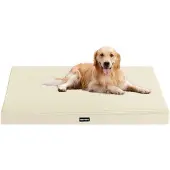 OEM Orthopädisches Hundebett 10cm dick beige mittelgroß groß antirutsch