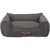 OEM Weiches Hundebett Nordisch Dunkelgrau 80x60 cm