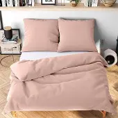 OEM Rosa Bettwäsche 200x200cm weich und bügelfrei