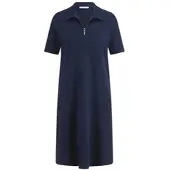 Peter Hahn Polo-Kleid blau