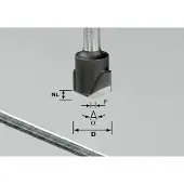 Festool 491443 Nutfräser Länge 59 mm Produktabmessung, Ø 18 mm Arbeits-Länge 3.30 mm Schaftdurchmesser 8 mm
