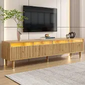 OEM TV-Schrank MDF 4 Schubladen Acryl Holzoptik