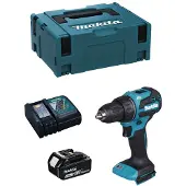 Makita Bohrschrauber DDF490RFJ1 (1 x 3,0 Ah + DC18RC + MAKPAC 2)