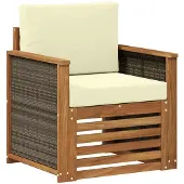 Syfax Outdoor Mittelsofa Natur