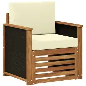 Syfax Outdoor Mittelsofa Natur