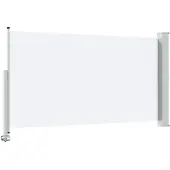 vidaXL Seitenmarkise 160 x 300 cm 100% Polyester Eisen Stahl