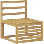vidaXL Outdoor-Sofagarnitur 7 stk. Weiß Massivholz Akazie