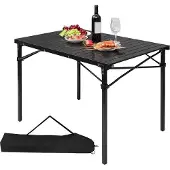 OEM Klappbarer Aluminiumtisch 104x69x70cm schwarz