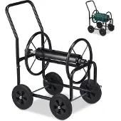 OEM Gartenschlauchhaspel 4 Räder mit Kurbel bis 60m