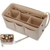 OEM Beige Damenhandtas-Organizer Medium