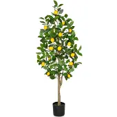Sonstiges Künstlicher Zitronenbaum 120cm im Topf für drinnen und draußen
