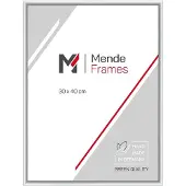 MendeFrames Alurahmen Aluminium Silber Matt 50x70 cm Klarglas H270