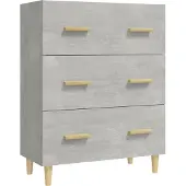 Syfax Sideboard Betongrau 70x34x90 cm Holzwerkstoff