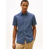 Tommy Hilfiger Kurzarmhemd "LINEN BLEND PRINT" regular fit