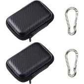 Markenlos Kabelbox tragbar - Aufbewahrungsbox für Kabel - schwarz - Set von 2