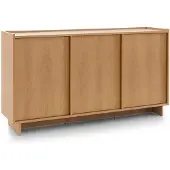 3Xeliving Kommode, karamellfarbene Eiche, 147 x 82 x 39 cm