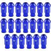 OEM Aluminium-Wiel-Moer-Set M12X1.5 Paars Blauw Rood Zwart Zilver