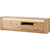 MASSIVMOEBEL24.DE MASSIVMOEBEL24 TV-Board Wildeiche 193x40x53 beige geölt KENT #233