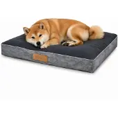 Dogeste Hundebett - Hundekissen großer Hund - Hundematte XL grau