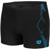 Arena - Graphic Swim Short Stripes - Badehose Gr 6 schwarz