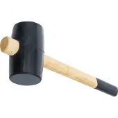Kraftmann 1862 Gummihammer, Kopfdurchmesser 75 mm, 750 g