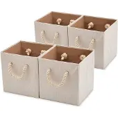 OEM Stoffen Opbergbox 4-teilig Beige 267x267x28cm