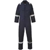 Portwest Flammhemmende und antistatische Overall 350g Farbe: Marine Größe XL -
