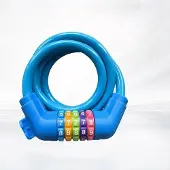 OEM Kinderfahrradschloss 10mm blau mit Zahlenkombination