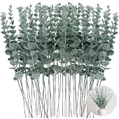 OEM Kunst-Eukalyptus Dekoration, 50 Stück, 38 cm grün