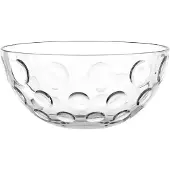 Leonardo Schale "CUCINA OPTIC", transparent, H:10cm Ø:21,5cm, Glas, Schüsseln, Schale, Spülmaschinengeeignet