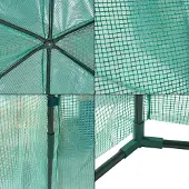En.casa Gewächshaus 'Hunze' 200x240cm Grün