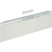 Hager GBKEV080019016 Modularblende GKEV03, OT80, Blind und Beschriftungsfeld, vweiß
