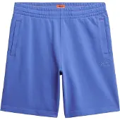 Superdry für Herren. M7110427A Logo-Strickshorts Essential blau (S), Lässig, Baumwolle