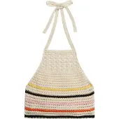 Superdry Crop Halter Crochet Ärmelloses Oberteil