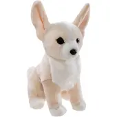 Heunec Kuscheliger Plüsch-Chihuahua, sitzend 25cm, beige/weiß